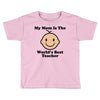 My Mom Is The World's Best Teacher Toddler T-shirt