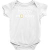 happy monday Baby Bodysuit