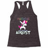 Born Unicorns-Born August Racerback Tank