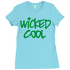 boston southie wicked cool Ladies Fitted T-Shirt