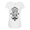 nevertheless she persisted super mom Maternity Scoop Neck T-shirt