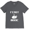 mens feast mode V-Neck Tee