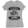 Premium Vintage 1971 Ladies Fitted T-Shirt