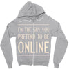 the guy you pretend to be online Zipper Hoodie
