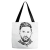 lionel messi 2 Tote Bags