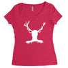 hannibal   stag Women's Triblend Scoop T-shirt
