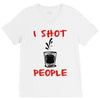 i shot people bartender V-Neck Tee