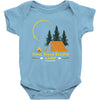 Total Solar Eclipse Camp Baby Onesie