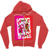 card as Zipper Hoodie