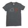 couple biker Ladies Fitted T-Shirt