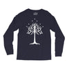 white tree of gondor Long Sleeve Shirts