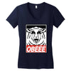 obeee Women's V-Neck T-Shirt
