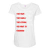 keep moving forward Maternity Scoop Neck T-shirt