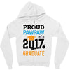 Class of 2017 Proud Pawpaw Graduation Zipper Hoodie