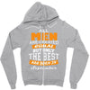 all men are created equal but only the best are born in september Zipper Hoodie