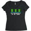 definitely in my zone Women's Triblend Scoop T-shirt