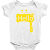 hello world Baby Onesie