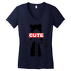 cute Women's V-Neck T-Shirt