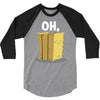 oh hay oh hey girl boy funny pun 3/4 Sleeve Shirt