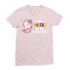 My Unicorn Ate My Homework Ladies Fitted T-Shirt