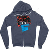 awsome design animation skin Zipper Hoodie