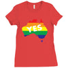 Vote Yes Australia Ladies Fitted T-Shirt