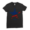 usa star Ladies Fitted T-Shirt