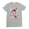 boxer christmas Ladies Fitted T-Shirt