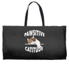 pawsitive catitude Weekender Totes