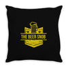 beer snob best trending Throw Pillow