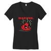 deadstool Women's V-Neck T-Shirt
