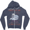 mother of british shorthair Zipper Hoodie