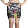 skull biker Mini Skirts