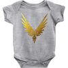 the fly bird   maverick jake paul   gold Baby Onesie