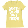 death to all Ladies Fitted T-Shirt