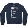 math mental abuse to humans Crewneck Sweatshirt