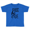 music lover Toddler T-shirt