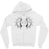 moon and sun Zipper Hoodie