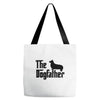 the dogfather pembroke welsh corgi Tote Bags