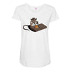 indiana mouse Maternity Scoop Neck T-shirt