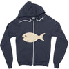 fish Zipper Hoodie