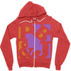 pb&amp;j vectorized Zipper Hoodie