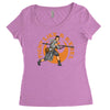 fight like a rebel Women's Triblend Scoop T-shirt