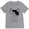 CHECK MEOWT V-Neck Tee