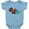 coffe squirrel Baby Bodysuit
