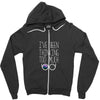 I'VE BEEN THINKING TOO MUCH Zipper Hoodie