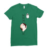 Peek a Boo with Pocket Baby Girl Ladies Fitted T-Shirt