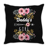 Daddy's Girl Throw Pillow