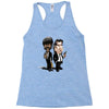 pulp fiction caricature ideal birthday gift present Racerback Tank