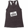 my name is awesome Racerback Tank